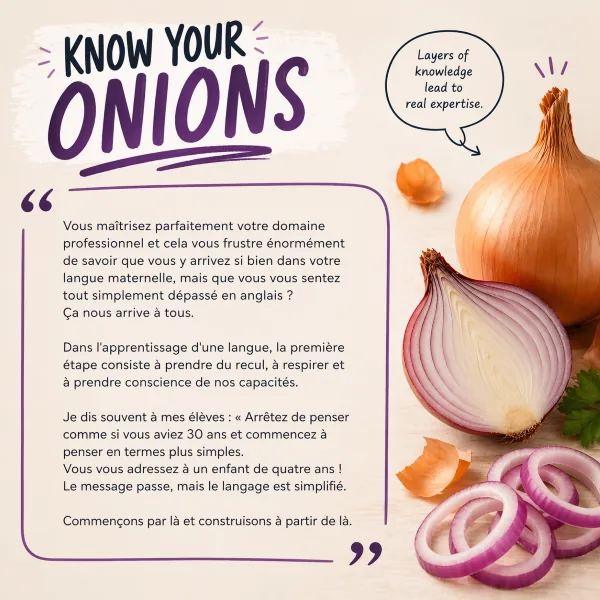 KNOW YOUR ONIONS!